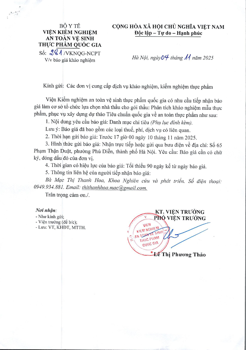Cong van xin bao gia khao nghiem TCVN_0002_0001-1